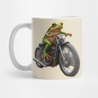 Frog on Bike Mug